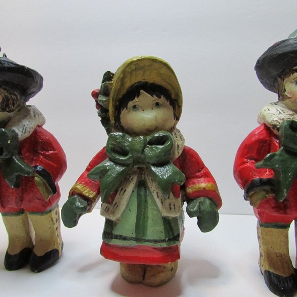 vtg House of Hatten 1991 Victorian Christmas Caroling family carolers figure lot - Picture 12 of 16